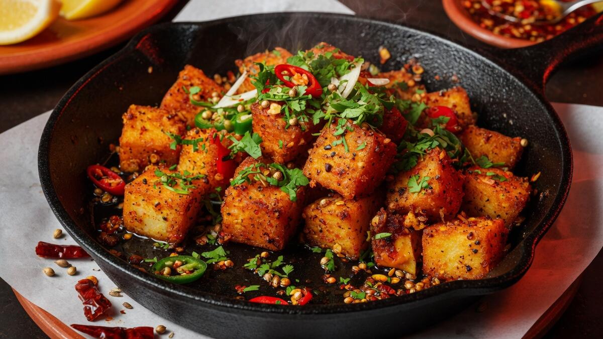 Batata harra: spicy Lebanese potatoes at home