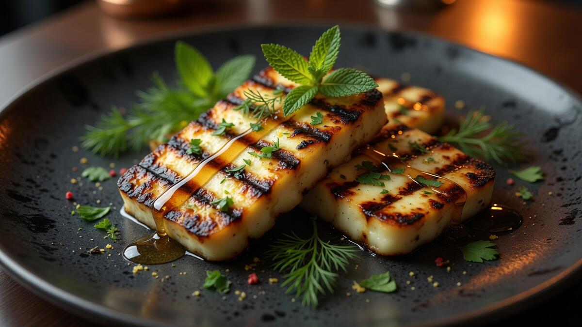 Grilled halloumi in Exeter: wraps, salads and starters