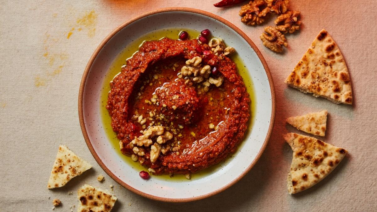 What is muhammara? The walnut and pepper dip explained