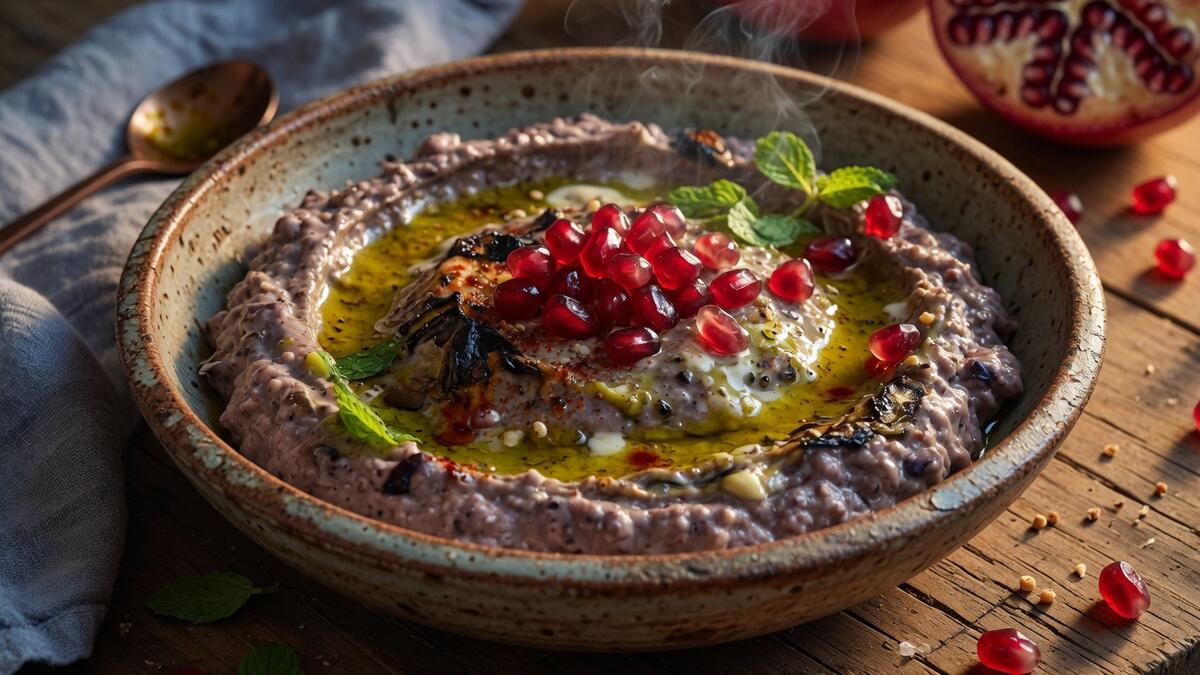What is mutabal? Smoky aubergine dip vs baba ganoush